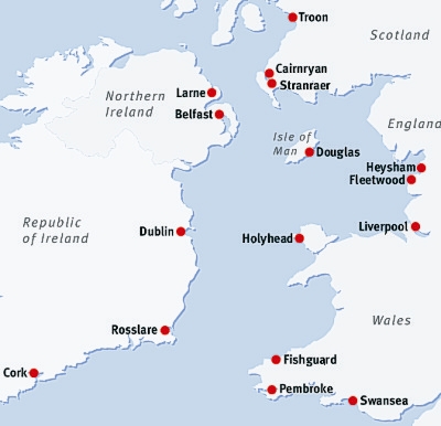 Ireland Ferry Ports