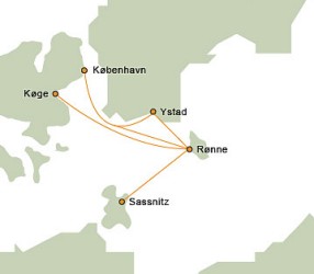 Bornholmer Fargen Route Map