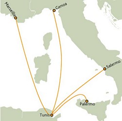 CTN Route Map