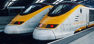 Eurostar Trains at London Waterloo
