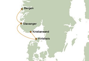 Fjord Route Map