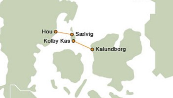 SamsoFaergen Route Map