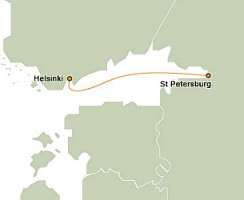 St Peter Route Map