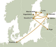 Tallink Route Map